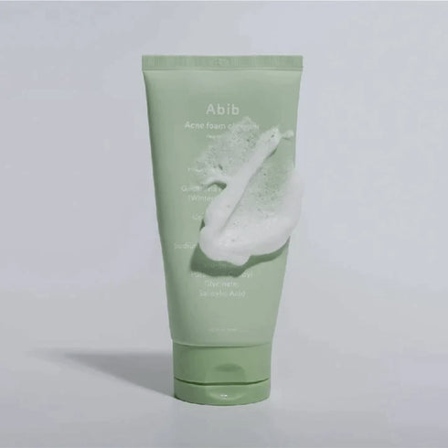Abib Acne Foam Cleanser – formulă cu extract de Heartleaf pentru reducerea coșurilor și sebumului